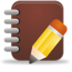 book and pencil icon